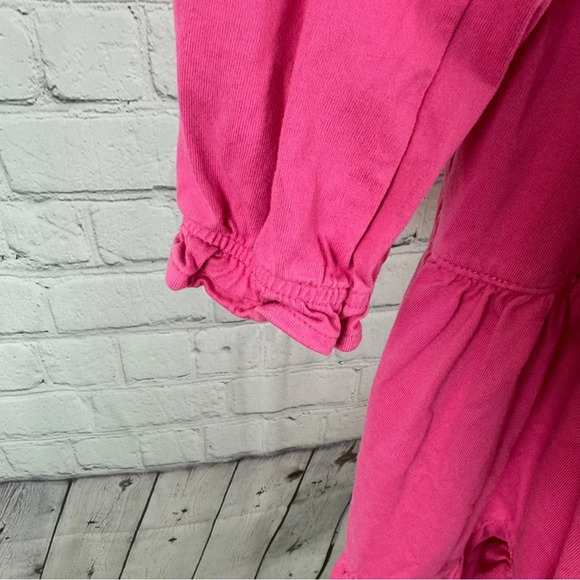 Hanna Andersson Pink Tiered Flower Dress Size 140 US 9-11 - Picture 4 of 6